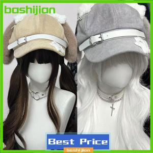 bashijian Gothic Lolita Beret Kawaii Hat Punk Xương Dài Tai Puppy Hat Cho Phụ Nữ Cô Gái Cosplay Mũ Đa Năng Kem Chống Nắng Hat Quà Tặng