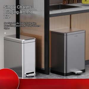 กล่องขยะ ความจุขนาดใหญ่ ถังขยะ ช้าๆและช้าๆ สแตนเลส ลํากล้องขนาดใหญ่ เหล็กหนา มัลติฟังก์ชั่น