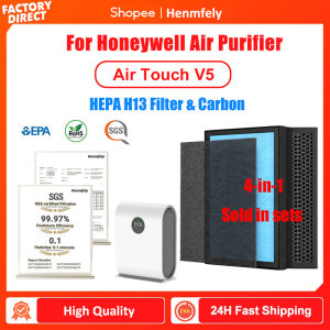 For Honeywell Air Touch V5 4-In-1 Filter Replacement H13 True HEPA & Activated Carbon FiltrationFast shipping