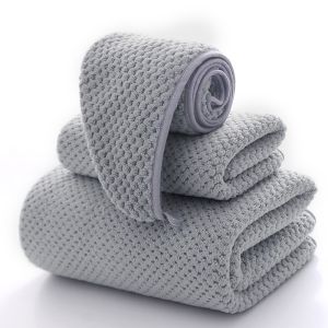 ผ้าเช็ดตัวนาโน 70x140/90x170 ซม.ผ้าขนหนู ผ้าเช็ดตัว ผ้านาโนเนื้อดี ผ้าเช็ดตัวผืนใหญ่ ผ้าดีนิ่มมาก ดูดซับน้ำได้ดี แห้งเร็ว