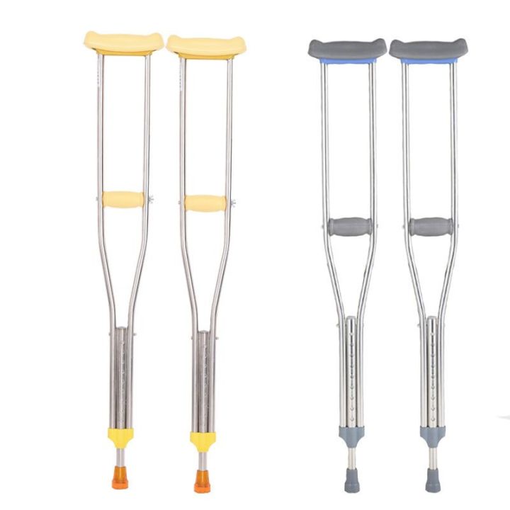 Elderly Crutches Walker Cane Elderly Walking Stick Crutch Stainless