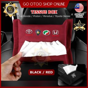 Car Tissue Box Holder Kotak Tisu Bag For Proton Perodua Honda Toyota iriz axia alza myvi ativa vios saga vvt blm city