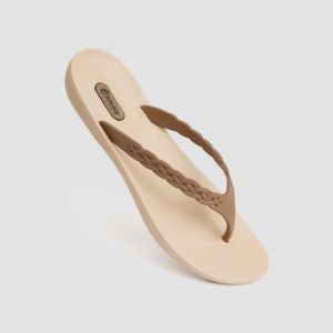 Sandal Jepit Karet Anti Slip Wanita Dewasa Camou Mara Churros Kekinian Tahan Air