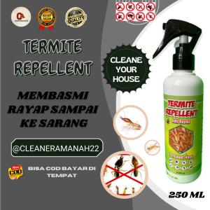 SEMPROTAN PEMBUNUH ANTI RAYAP KAYU TEMBOK MATI SAMPAI SARANG PALING AMPUH