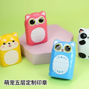 Nhiều lớp mô hình tùy chỉnh tên con dấu cho trẻ em trang phục Tên tùy chỉnh-thực hiện