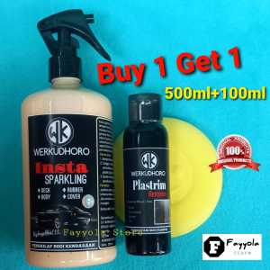 Buy 1 Get 1 Insta Sparkling 500ml bonus Plastrim Restored 100ml / Pengkilap Body Motor dan Mobil