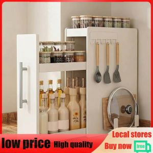 Kitchen Narrow Side Countertop Storage Rack for Bathroom Dishwasher