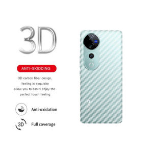 3pcs Back Film for vivo v40 / vivo v40pro Back Protector Soft Film Clear Transparent Matte Full Cover Scratch Resistant Screen Protective Sticker