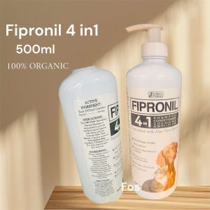 500ml FIPRO-Specialized Fipronil 4 in 1 Shampoo Cologne Conditioner and Anti-Tick 500mL For Dog Shampoo & Cat Shampoo