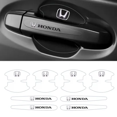 LAIFU 8 Miếng Dán Tay Nắm Cửa Xe Hơi Phim Bảo Vệ Chống Trầy Xước Cho Honda Civic XRV CR-Z CRV HRV City Accord Legend Jazz RR VTi