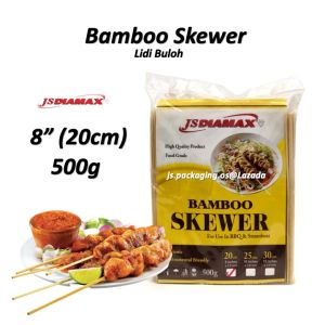 8inch 20cm Bamboo Skewer [ 500gm ] Lidi Sate / Satey / Satay Stick 8inch