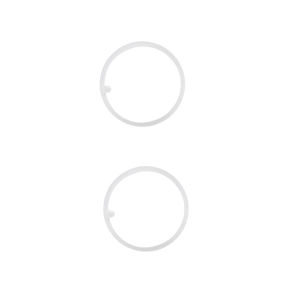 หลอดทดแทนพร้อมแปรงทําความสะอาดแบบใช้ซ้ําได้และซีลฝาสำหรับกระบอก โอวาล่า ขนาด 24 ออนซ์ 32 ออนซ์