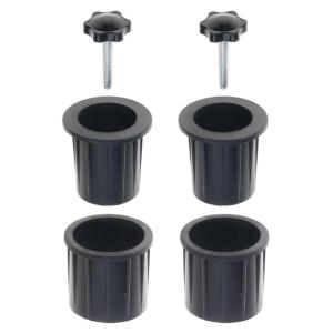 Umbrella Base Stand Replacement Part Outdoor Patio Umbrella Hole Rings Plugs Cover with Thread Screw Replacement Knob