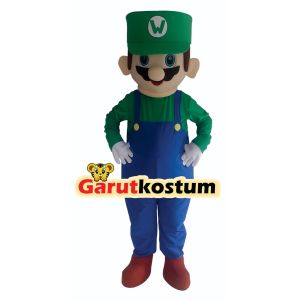 Kostum maskot badut mario bross luigi dewasa lucu costume karakter