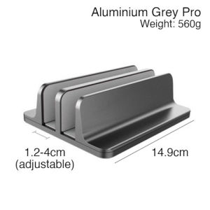 Aluminium Vertical Laptop stand laptop holder vertical Adjustable Double Vertical Laptop Stand Laptop