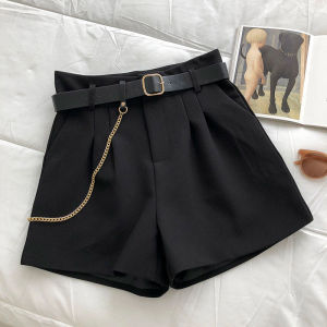 COCOEPPS Quần Soóc Bộ Đồ Quần Ống Rộng Dáng Chữ A Cạp Cao Mới Mùa Hè Cho Nữ Quần Thường Ngày KK