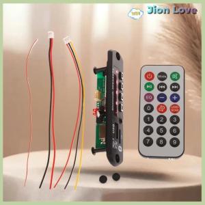 Jion Love 1 Set 12V Wireless Bluetooth 5.0 120W Amplifier MP3 Player Decoder Board Car Audio USB TF FM Radio Recording Call For Speaker