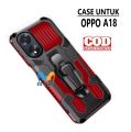CASE OPPO A18 CASING STANDING BACK KLIP HARD CASE ROBOT NEW COVER. 