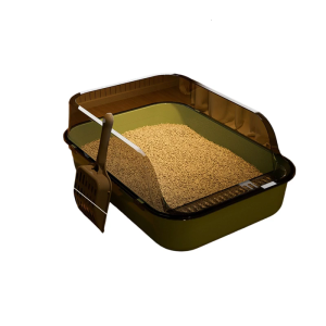 Oversized Enclosed Cats Toilet With LeakProof Barriers Reinforced Structure Odor Eliminations Indoor Pet Litter Tray