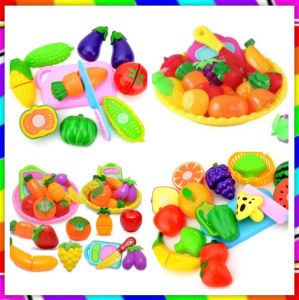 Đồ Chơi Cắt Hoa Quả Rau Củ 13 Chi Tiết Bằng Nhựa Cao Cấp