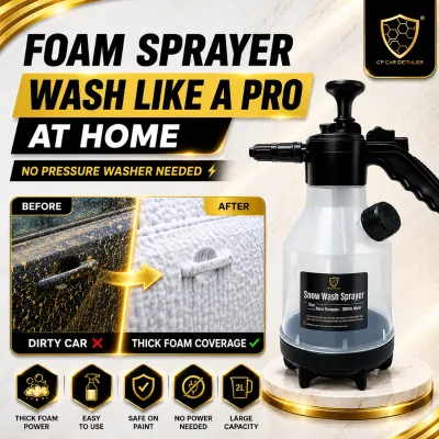 【CP CAR Detailer】NEW Foam Sprayer Design 2000ml Snow Car Wash Sprayer Bottle Car Detailing Kit