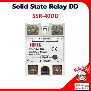 โซลิดสเตทรีเลย์ SSR-40DD Solid State Relay รีเลย์ (Control 3-32VDC  Load 5-200VDC) SSR-40DD SSR-60DD