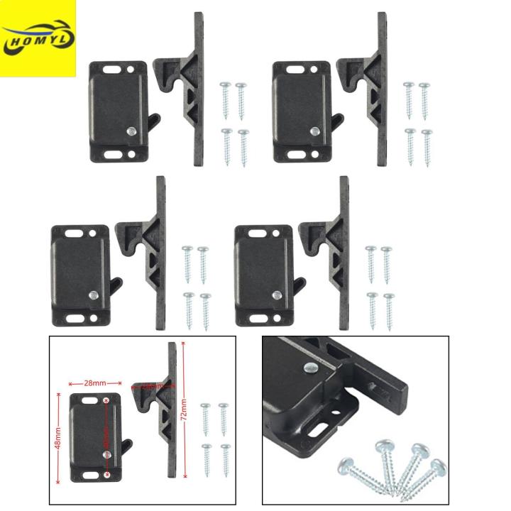 Homyl RV Drawer latches and Catches 4Set with Mounting Screws