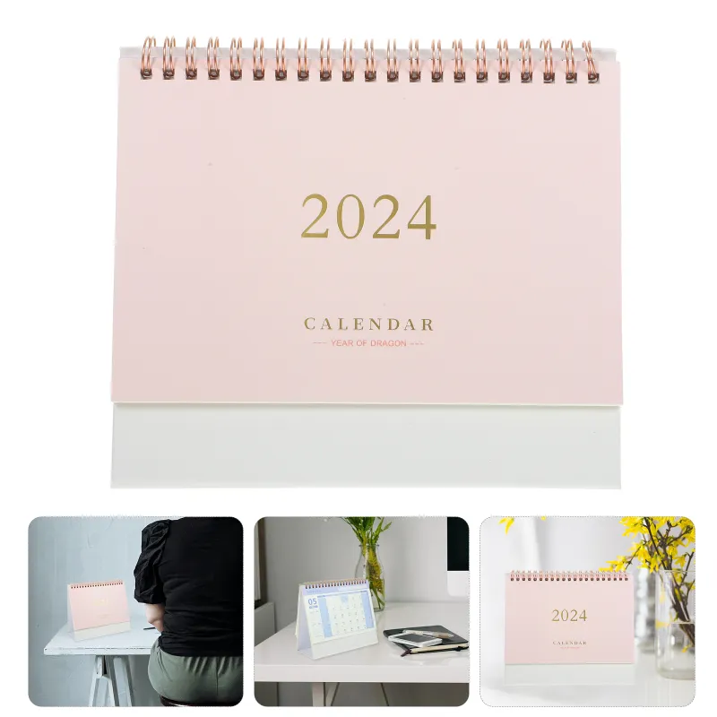 Calendar Small Desk Calendar Simple Desk Coil Calendar Office