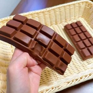 YZLong Soft Chocolate Bar Squishy Toy for Stress Relief - Realistic PU Foam Simulation Perfect Gift for Adults and Teens