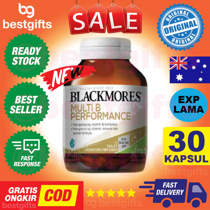 BLACKMORES MULTI B PERFORMANCE 30 TABLET | Lazada Indonesia