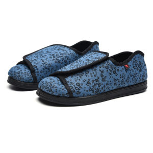 EsHi Diabetes Edema Shoes Extra Wide Slippers Adjustable Orthopaedic Fasciitis Easy On Off Closure Swollen Feet Warm Winter Sandals