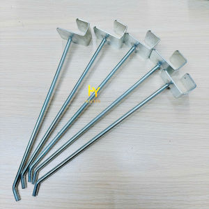 Móc treo phụ kiện đơn cài thanh hộp mạ kẽm 13x26mm