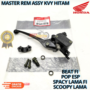 Master rem assy KVY hitam untuk motor BEAT FI POP ESP SPACY LAMA FI SCOOPY LAMA. AHM berkualitas original asli ori dan tahan lama