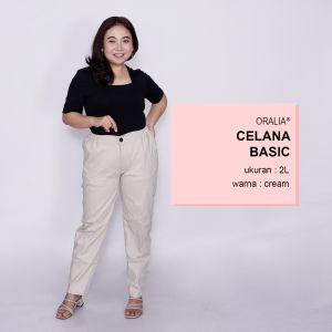 Celana Kerja Kantor Basic Jumbo Wanita: Model Terbaru Trendy