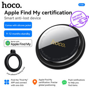 [Priority Shipping  ]2025 New HOCO E100 Original 100% Smart Tracker for Apple mini Anti-lost Device Works with iOS Find My network app for iPad pro iPhone 16Pro max wallet