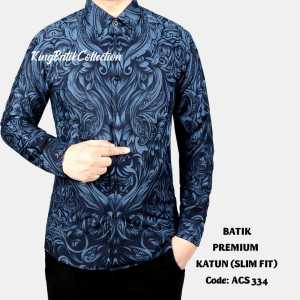 KEMEJA BATIK PRIA SLIM FIT MODERN ACS 334