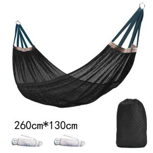 Mutua Camping hammock เปลยวน 260x130CM เปลญวนกลางแจ้ง เปลเดินป่า เปลนอน (แถมฟรีกระเป๋าและเชือก)