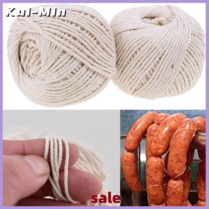 Kui-Min 1Roll 229 feet Butchers Cotton Twine Meat Trussing Turkey Barbecue Strings Rope
