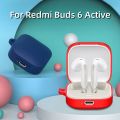 เคสหูฟังซิลิโคนแบบนิ่มสำหรับ Redmi Buds 6เคสป้องกันหูฟังไร้สายแอคทีฟที่คลุมเคสกันกระแทกผิวนอกสำหรับ Xiaomi Redmi ตูม6. 