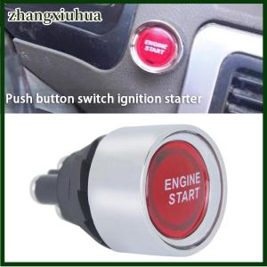 zhangxiuhua 1PC 12V 50A 3 Pin SPST Momentary Keyless Push Button Starter Switches ON OFF For Cars Marine RV Car Engine Start Ignition Switch