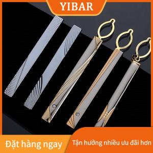 YIBAR Người đàn ông kim loại đơn giản cà vạt khóa vàng bạc màu Tie Bar Clasp kẹp quan hệ pin thời trang đồ trang sức tinh tế cho món quà cưới