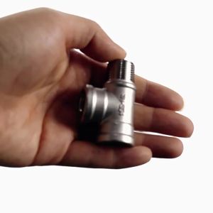 WH 304 stainless steel 1/4 3/8 1/2 3/4 Female male thread tee 3 way water gas pipe fittings SUS Coupler