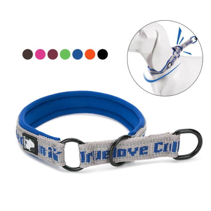 (Brown) TRUELOVE Training Dog Slip Collar Easy Control Pet Choke Collar