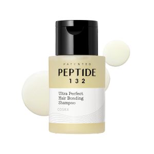 COSRX PEPTIDE 132 Hair Bonding Shampoo (Travel Size) - Daily Scalp ment for Dandruff Repairs & Strengthens All Dry and Damaged Hair Types - 3.38 fl oz