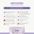 Hotto Purto Multigrain Dengan Ubi Ungu Minuman Tinggi Serat, rendah kalori, Serta kesehatan pencernaan Tubuh. 