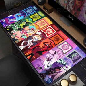 XXL Mouse Mat Hazbins Hotels Cartoon New Mouse Pad Gamer Mousepad Natural Rubber Soft Deskmat Office Accessories Large PC Mats2026