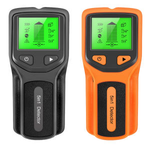 Chinatera 5 in 1 Metal Detector Find Metal Wood Studs AC Voltage Live Wire Detect Wall Scanner Electric Box Finder Wall Detector