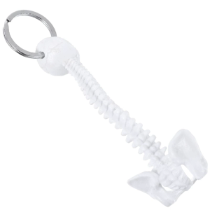 Portable Human Spine Pendant Keychain Educational Anatomical Model Keyring Practical Teaching Tool for Classroom Use
