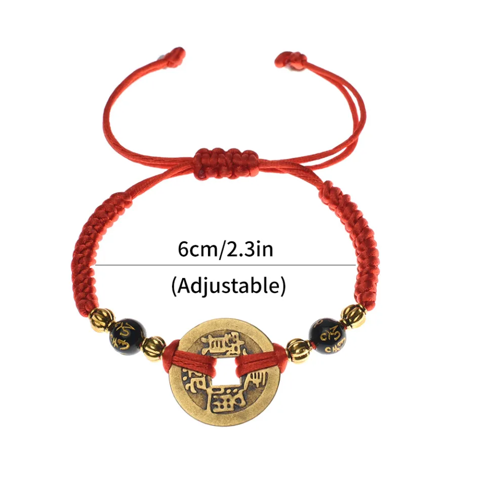 Career Ruyi with 2 Money Attractor Red String Bracelet for Chinese Good  Luck Women Jewelry | Shopee Philippines