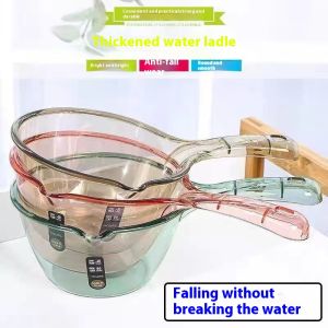 Xanlyshe  muỗng nước nhựa nhà bếp bền với tay cầm dài để sử dụng dễ dàng